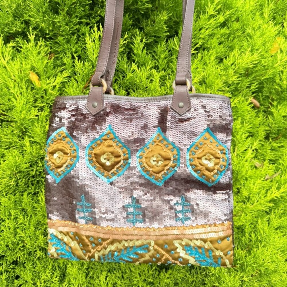 Jamin Puech Sequin Purse + Duster Bag